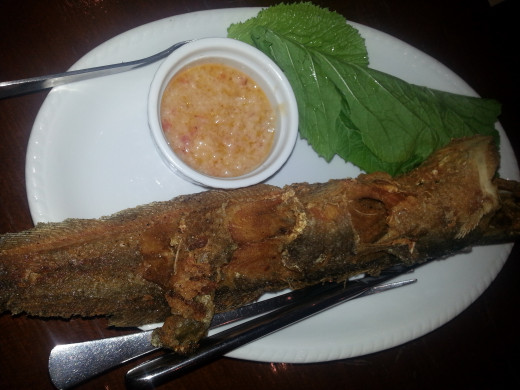 Piniritong Hito or fried catfish