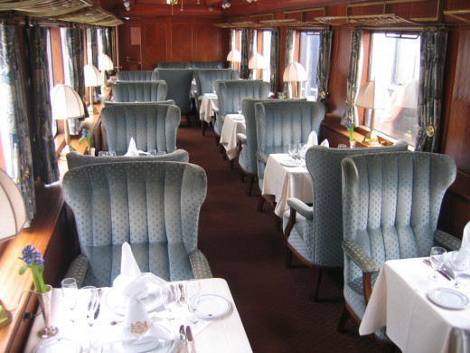 The elegant interiors