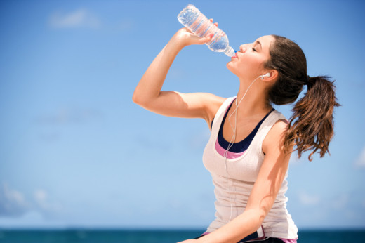 Drink at least 2 liters or 8 glasses of water every day.