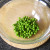 Cooked and drained frozen peas