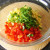 Corn, bell pepper and herb is added to the peas