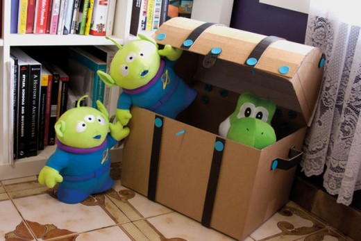Cardboard Treasure Chest 
