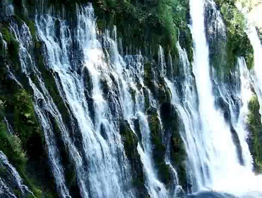 One of many Shasta waterfalls
