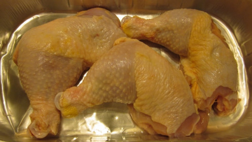 Fresh and all natural chicken legs have a better flavor.
