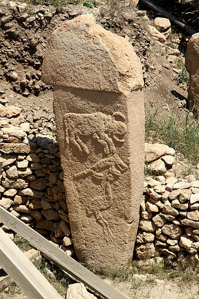 T-Shaped Pillar with Carving