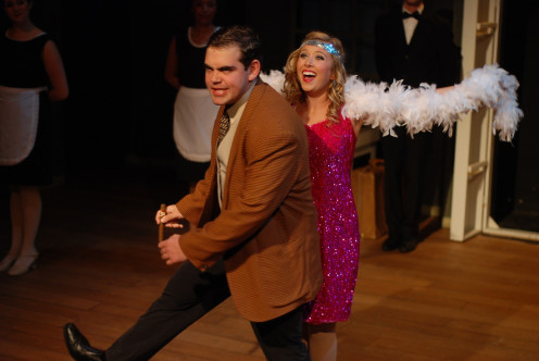 A scene from "The Drowsy Chaperone," a hit Broadway play.