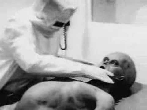 A film that was released around the height of the X-Files claimed to be an autopsy of one of the aliens from the Roswell crash.