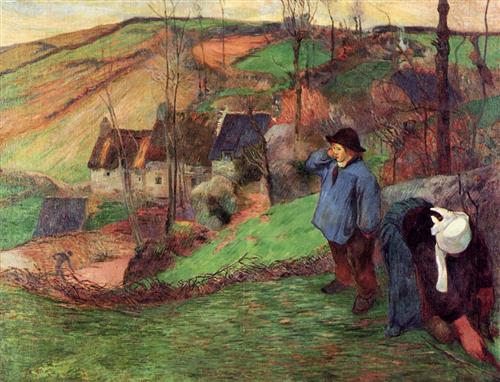 Gauguin- Landscape of Brittany- 1888