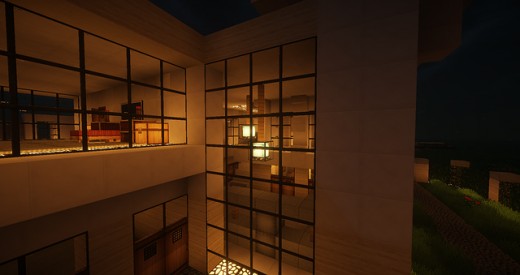 Almost looks like a real world apartment right? Nope it's Minecraft blocks, but it still looks great