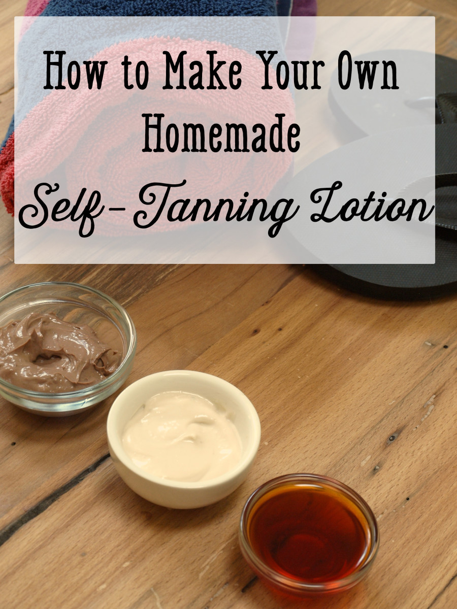 Homemade Self-Tanning Lotion