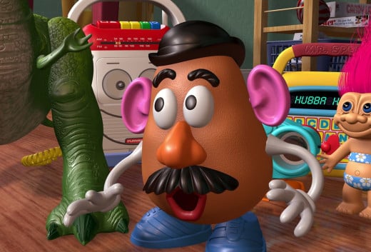The most recent version of Mr. Potato as he appeared in the movie Toy Story.