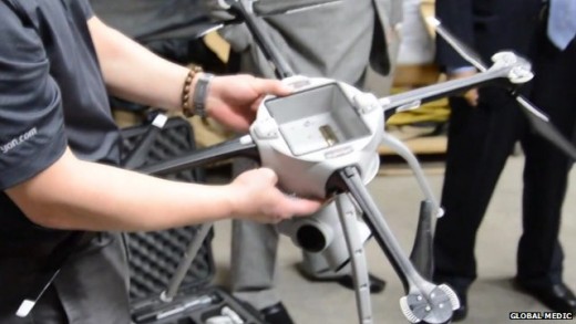 Drones used in Nepal toad in the relief effort.