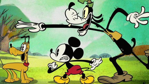 Pluto was Mickey's pet dog. Goofy was Mickey's friend. Who also was a dog. Strange, isn't it?