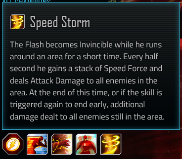 Flash special attack #4; Speed Storm