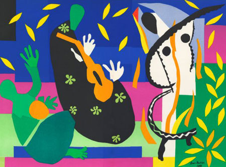 "Sorrow of the King" after Matisse