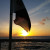 Dutch (Netherlands Flag) on Lambada sunset cruise resting in sunset Dutch (Netherlands Flag) on Lambada sunset cruise resting in sunset