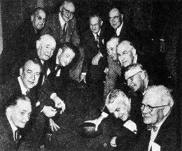 In 1956, forty years after their history-making contest, the players from both teams had a happily nostalgic reunion.