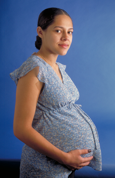A pregnant woman only needs 300 extra calories or less per day compared to her pre-pregnancy requirements.