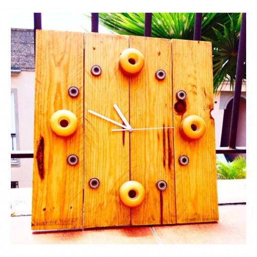 My first clock was slighty larger than the ones I make now. Trial and error is always the best policy. 