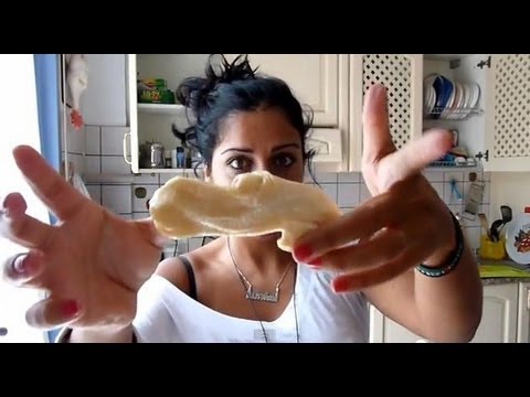 What wax should look like after kneaded and pulled for a while 