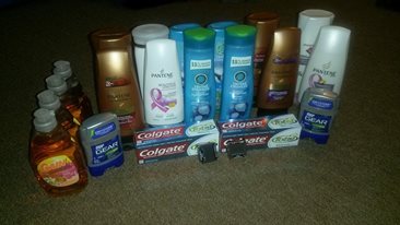 Free toothpaste, deoderant and high end shampoo for Dollar Tree prices!!! Free make up is good make up !