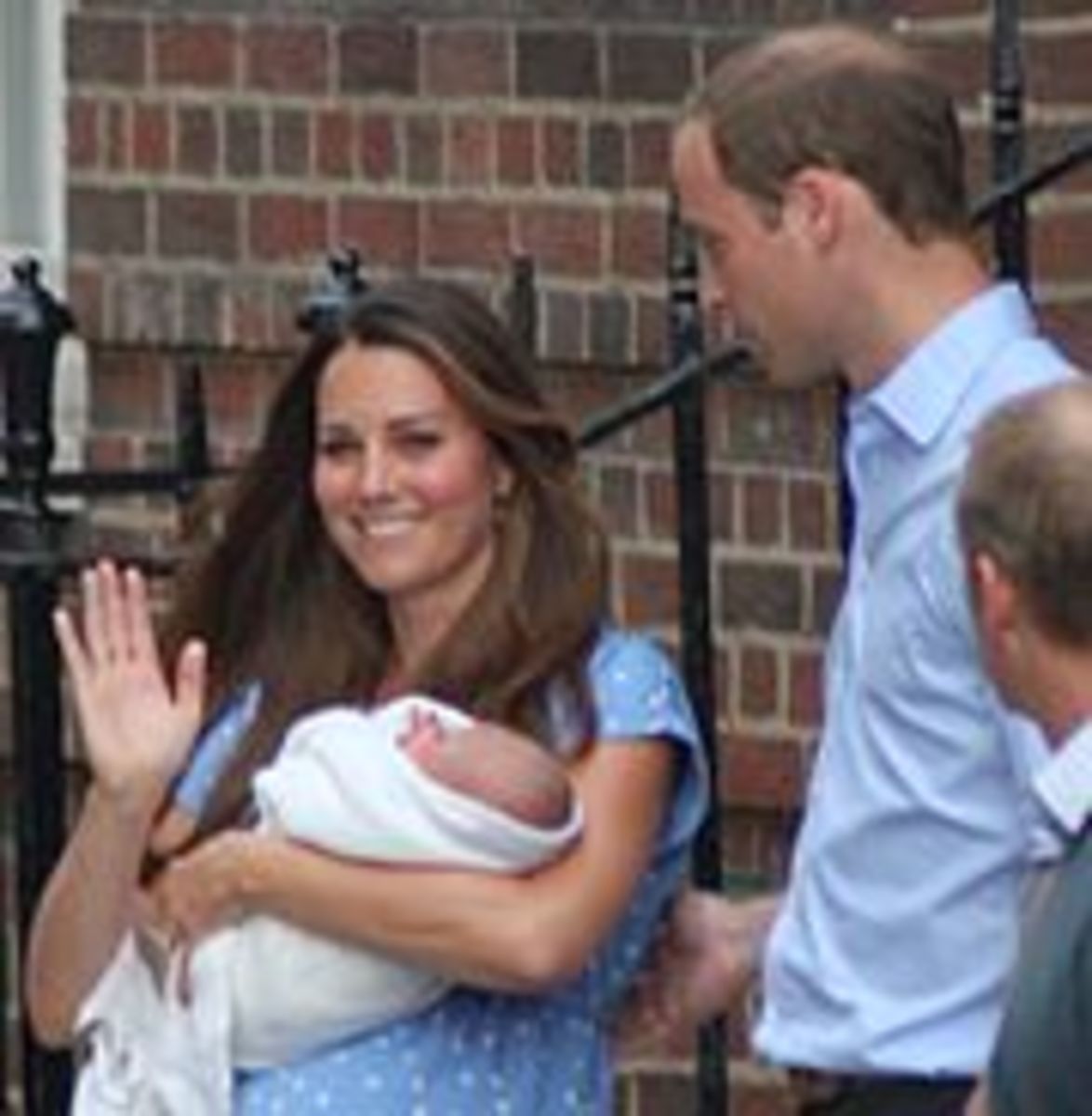 Kate Middleton adores motherhood, seen here just after giving birth to her son, George, Prince of Cambridge