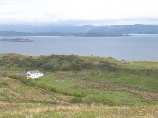 In this remote windswept cottage on Jura island in the Scottish Hebrides, the dying Eric Blair wrote the manuscript for 1984.