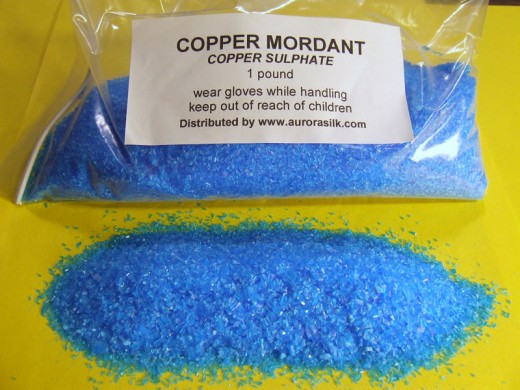 Copper Sulphate, A Mordant Dye