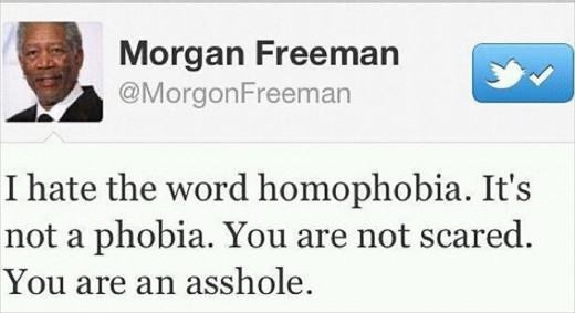 Morgan Freeman said it perfectly.