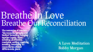 "Reconciliation for me, is a chance to restore the good that was lost. We start fresh, each person filled with mercy, reestablishes themselves, seeing the world through the each others eyes. We are now one in Spirit, all our sins are forgotten."