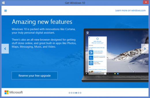Reserve Windows 10 Screen 4
