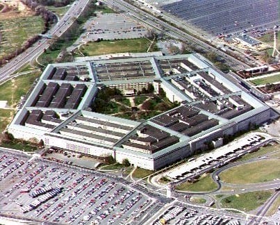 The Pentagon from the air.