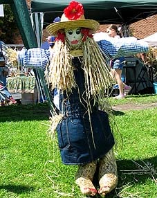 This is one nice-looking scarecrow.