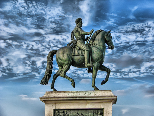 Statue of Henri IV on the Pont Neuf