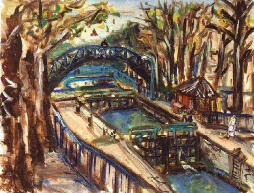 Canal St Martin by Eric Vançon