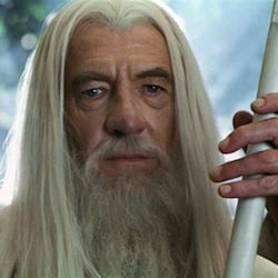 Ian McKellen as Gandalf
