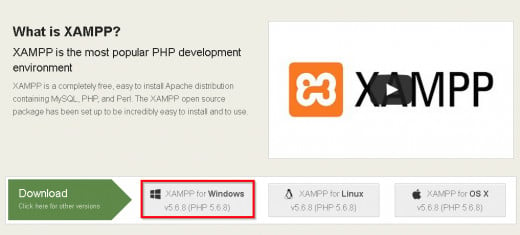 xampp for windows 5.6.15