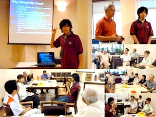 Chang presenting a talk on "Why Should We Care" April 10, 2011,  at the Royal Lake Club, Kuala Lumpur, Malaysia. 