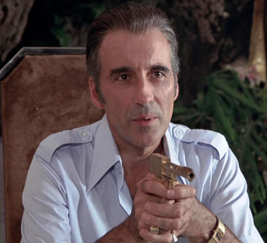 Francisco Scaramanga potrayed by Christopher Lee
