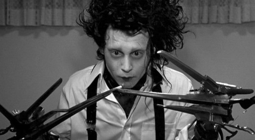 Edward Scissorhands portrayed by Johnny Depp