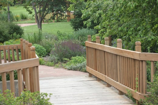 Bridge on one of the Trails