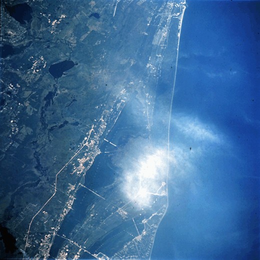 CAPE KENNEDY FROM GEMINI SPACECRAFT