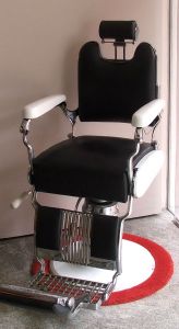 A barber chair