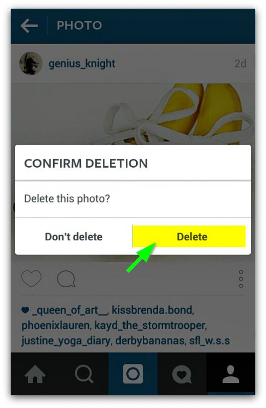 Confirm deletion for your photos and repeat the same for the rest of them