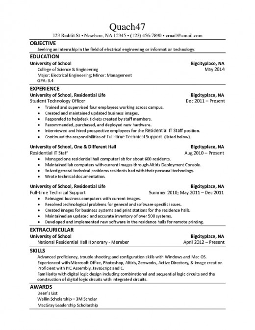 resume,internship