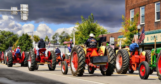 Indiana Tractor parade