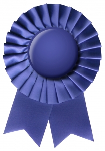 A Blue Ribbon for First Prize