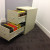 Metal file cabinet with open drawers, similar to theirs while they clear their desks. Metal file cabinet with open drawers, similar to theirs while they clear their desks.