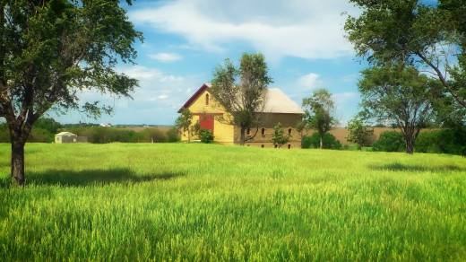 A farm in Nebraska.