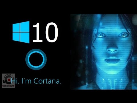 Cortana, your digital assistant. She is to Windows 10 what Siri is to the iPhone.